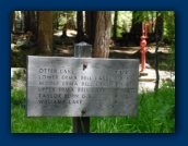 Trailhead sign at
Skookum Campground