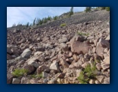 Rocks above Skyline Road