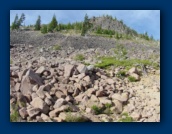 Rocks above Skyline Road