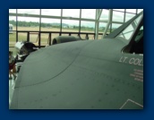 SR-71 Blackbird
view toward the nose