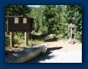 Shellrock Lake trailhead
(no forest pass required)