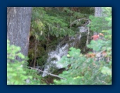 Waterfall below
Shellrock Lake trailhead